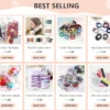 3Pcs/Lot Korean Printing Large Hair Bands For Women Girl Elastic Hair Ring Fashion Scrunchies Dating Party Headdress Accessories