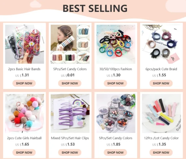 3Pcs/Lot Korean Printing Large Hair Bands For Women Girl Elastic Hair Ring Fashion Scrunchies Dating Party Headdress Accessories