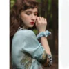 3Pcs/Lot Korean Printing Large Hair Bands For Women Girl Elastic Hair Ring Fashion Scrunchies Dating Party Headdress Accessories