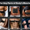 Electric Muscle Stimulator EMS Wireless Buttocks Hip Trainer Abdominal ABS Stimulator Fitness Body Slimming Massager