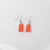 Cute Acrylic Pendants Hook Earrings Sequins Beer Bottle Women Dangle Earrings Korean Fashion Bear Small Earrings pendientes