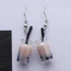 Cute Acrylic Pendants Hook Earrings Sequins Beer Bottle Women Dangle Earrings Korean Fashion Bear Small Earrings pendientes