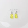 Cute Acrylic Pendants Hook Earrings Sequins Beer Bottle Women Dangle Earrings Korean Fashion Bear Small Earrings pendientes