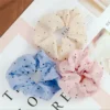 3Pcs/Lot Korean Printing Large Hair Bands For Women Girl Elastic Hair Ring Fashion Scrunchies Dating Party Headdress Accessories