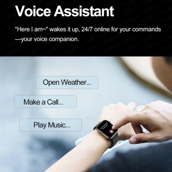 2025 New For XIAOMI Smart Watch Full Touch Screen Bluetooth Call Heart Rate Waterproof Watches Sports Bracelet Smartwatch Women