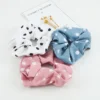 3Pcs/Lot Korean Printing Large Hair Bands For Women Girl Elastic Hair Ring Fashion Scrunchies Dating Party Headdress Accessories
