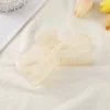 13cm Large Hair Clip For Thick Hair Claws Crab Girls Curly Transparent Coffee Hairpin Clamps Women Korean Ponytail Accessories