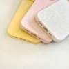 Case For iPhone 15 14 Pro Max plus 13 12 11 X XS XR 7 8 Plus 16 Soft Silicone Eco-friendly Biodegradable Eco-Wheat Straw Cover
