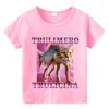 Cappuccina Ballerina Girl T Shirts Italian Brainrot  Short Sleeve Kids Cotton Tee Tops Trulimero Trulichina Cat Toddler Clothes (Copy)