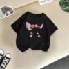 Girls Short Sleeve T-shirt Summer New Children's Top Loose Fashion Short Sleeves Clothes  Kids Clothes