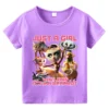 Cappuccina Ballerina Girl T Shirts Italian Brainrot  Short Sleeve Kids Cotton Tee Tops Trulimero Trulichina Cat Toddler Clothes (Copy)