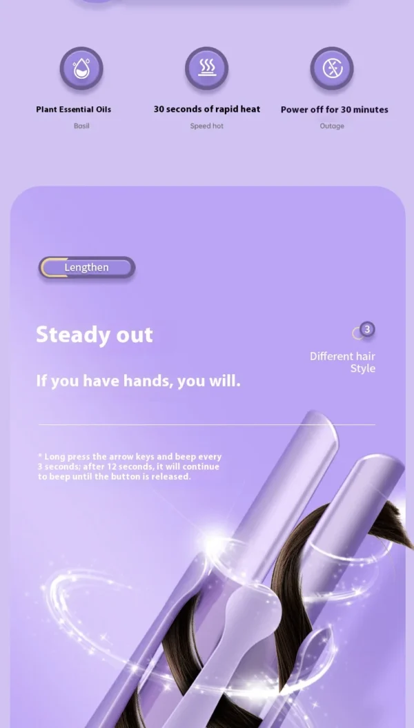 Automatic Curler 32mm Automatic Rotating Ceramic Curler Professional Curling Wand Curler