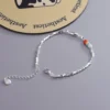 VENTFILLE 925 Sterling Silver Zircon Love Heart Bracelet For Women Bowknot Stars Bead Snake Bone Chain Jewelry Gift Dropship