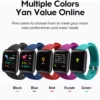 Smart Watch Sport Fitness Bracelet Control Music Message Display Pedometer Bluetooth Connect Smartwatch 116 Alarm Clock Weather
