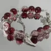 Niche Design Super Fairy Butterfly Bracelet for Women Sweet Green Bead Tassels Chain Elastic Bracelet Exquisite Girl Jewelry