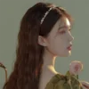Fashion Vintage Advanced Alloy Pearl Hairband for Women Girls Elegant Korean Hair Hoops Headband  Accessories