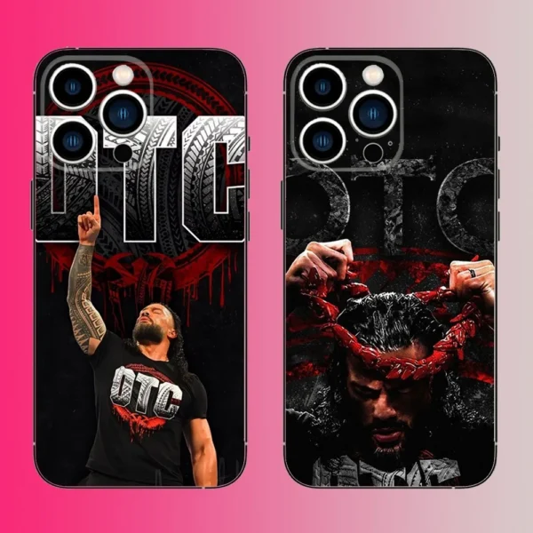 OTC R-Roman R-Reings Phone Case For iPhone 16,15,14,13,12,11,Pro,Max,Plus,Mini,X,XS,XR,8,7,6,S,SE Soft Black Case