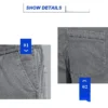 Summer Soft Lyocell Fabric Men's Jeans Thin Loose Straight Pants Drawstring Elastic Waist Korea Casual Trousers Plus Size