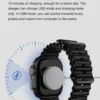DT Ultra 3 Smartwatch Amoled Screen 4GB MP3 MP4 Player Bluetooth Network Sharing APP Store ChatGPT Smart AI Watch Men Sportwatch