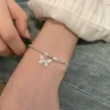 VENTFILLE 925 Sterling Silver Zircon Love Heart Bracelet For Women Bowknot Stars Bead Snake Bone Chain Jewelry Gift Dropship