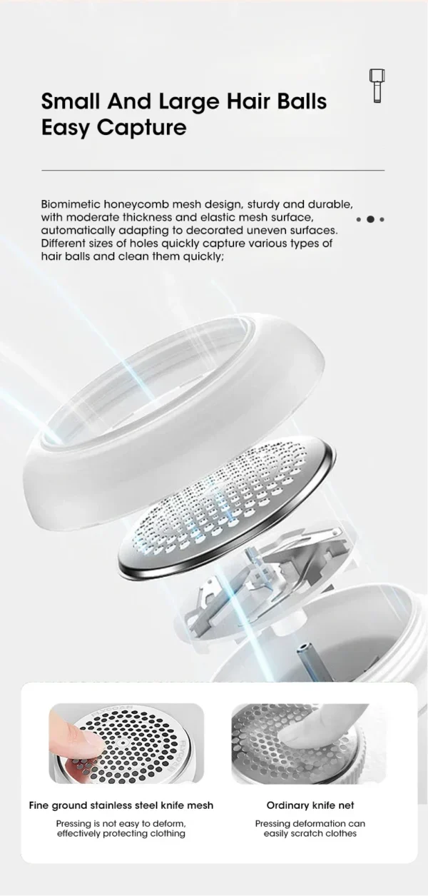 Lint Remover for Clothing Portable Electric Fuzz Pellet Remover LED Display Rechargeable Fabric Shaver Fluff Remover Winter