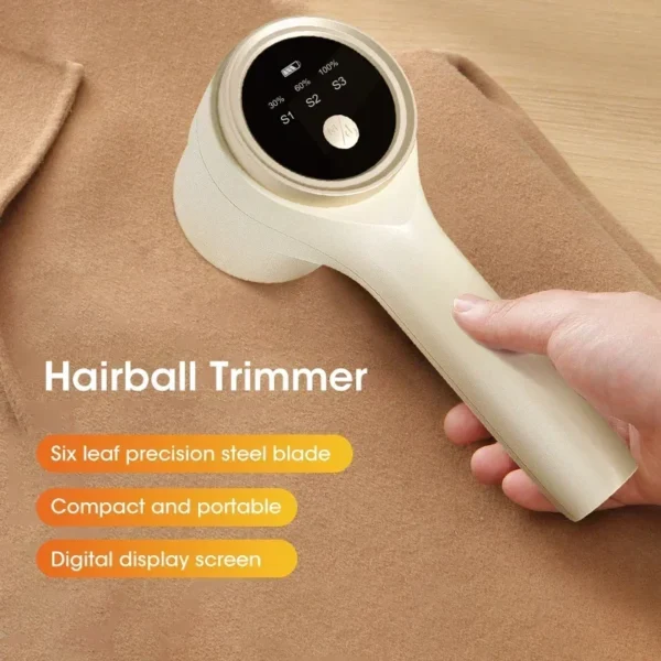 Lint Remover for Clothing Portable Electric Fuzz Pellet Remover LED Display Rechargeable Fabric Shaver Fluff Remover Winter