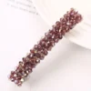New Korean Sweet Color Crystal Hair Rhinestone Barrettes Hair Beads Hair Clips for Women Spring Headwear Accessories