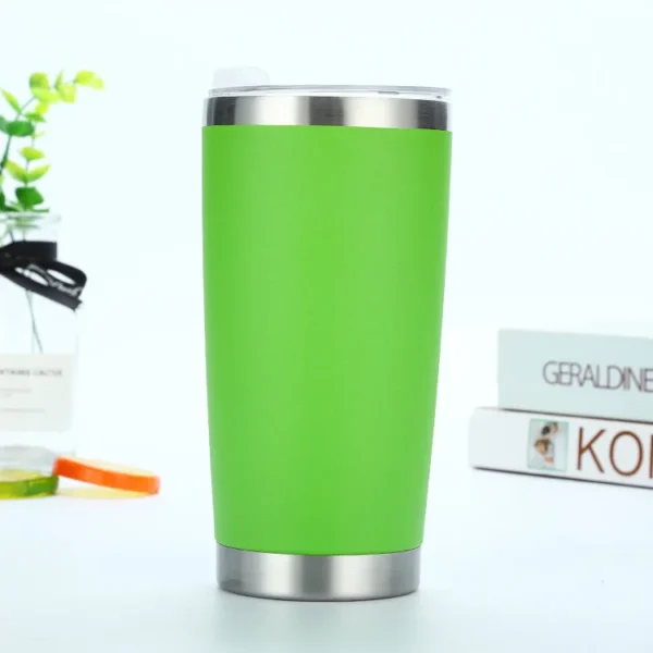 20oz Travel Mug Yetys Ice Cup Tumbler 304 Stainless Steel Double Wall Vacuum Insulated Coffee Mug Flask Water Bottle for Outdoor