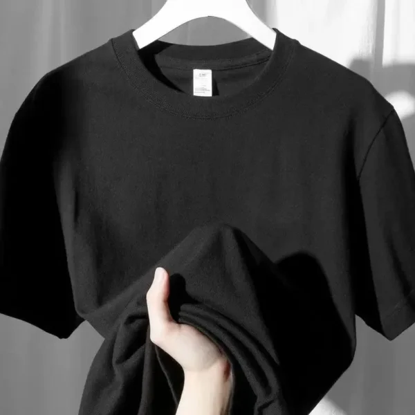 Korean Shoulder Length White T-shirt Women Summer Pure Cotton Top Short Sleeved Summer Top Loose Casual Bottom Shirt Clothing
