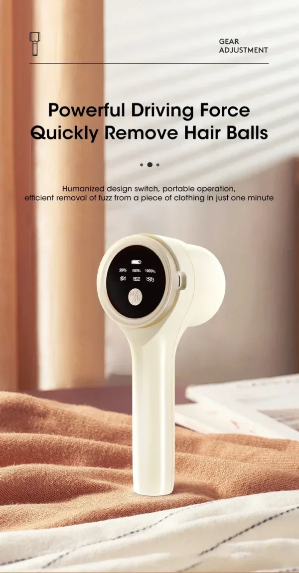 Lint Remover for Clothing Portable Electric Fuzz Pellet Remover LED Display Rechargeable Fabric Shaver Fluff Remover Winter