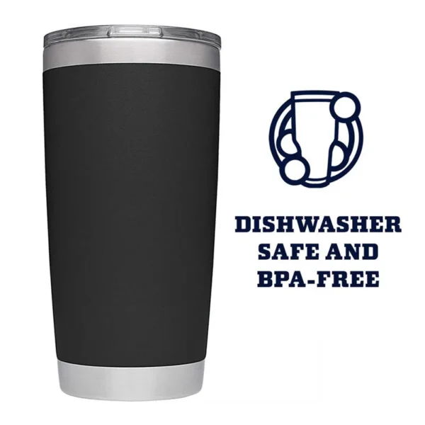 20oz Travel Mug Yetys Ice Cup Tumbler 304 Stainless Steel Double Wall Vacuum Insulated Coffee Mug Flask Water Bottle for Outdoor