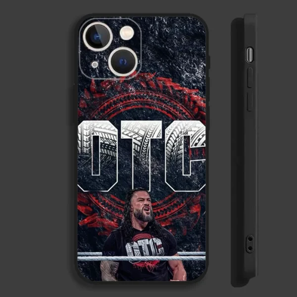 OTC R-Roman R-Reings Phone Case For iPhone 16,15,14,13,12,11,Pro,Max,Plus,Mini,X,XS,XR,8,7,6,S,SE Soft Black Case