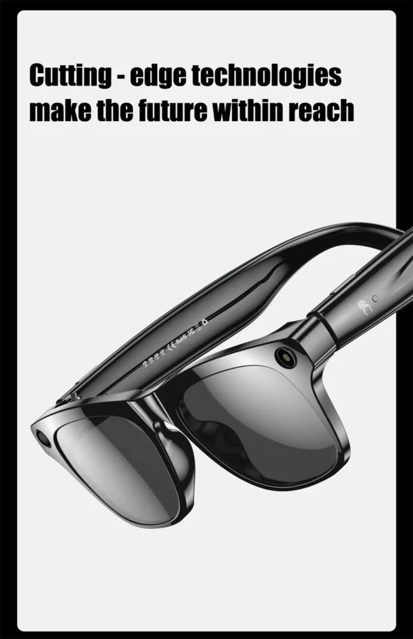 Xiaomi 4K HD AI Smart Glasses Chat GPT 100MP Camera Bluetooth Call 260Mah Battery Voice Assistant  Control Smart Glasses 2025
