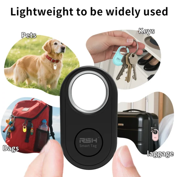 RSH 4PCS GPS Tracker for Samsung Global Finder Work with Android Google's Find Hub Anti-loss Alerts Smart Tag Sound Fast Locator
