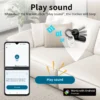 RSH 4PCS GPS Tracker for Samsung Global Finder Work with Android Google's Find Hub Anti-loss Alerts Smart Tag Sound Fast Locator
