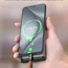 240W Mobile Fast Charging Cable Type-C to USB-C Keychain Anti Loss Hanging Rope 48V5A Short Line Laptop Tablet Charging Cable