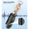 2 Pack Wireless Microphones for iPhone Android 6H Battery Clip on Mini Microphone for Video Rrding Podcast YouTube Content Crea