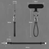 240W Fast Charger Cable Phone Charms Leather Keychain Portable Travel Type-C to C Charger for iPhone 16/15 Xiaomi 13