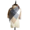 Sweater Tops Warm Tassel Luxury Brand Women Plaid Scarf Warm Shawl Wrap Korean Style Scarf Autumn Winter Shawl Scarf