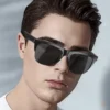 Touch Based Intelligent Bluetooth Glasses with Bone Conduction For Outdoor Sports Calls Sunglasses Business Wireless Headphones