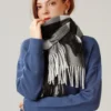 Sweater Tops Warm Tassel Luxury Brand Women Plaid Scarf Warm Shawl Wrap Korean Style Scarf Autumn Winter Shawl Scarf