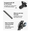 Microphone Boom Tripod Stand 1.7 2.1M Mic Tripod Bracket 66CM Crossbar Arms With Clip And Phone Holder For Iphone Samsung Xiaomi