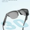 Touch Based Intelligent Bluetooth Glasses with Bone Conduction For Outdoor Sports Calls Sunglasses Business Wireless Headphones
