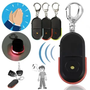 Wireless 10m Anti-Lost Alarm Key Finder Locator Keychain Whistle Sound With LED Light Mini Anti Lost Key Finder