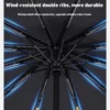 Xiaomi Automatic Umbrella 24 Bone Solid Color Automatic Umbrella Light Collapsible Large Size Outdoor Sunshade UV Protection