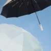 Xiaomi Automatic Umbrella 24 Bone Solid Color Automatic Umbrella Light Collapsible Large Size Outdoor Sunshade UV Protection