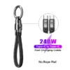 240W Mobile Fast Charging Cable Type-C to USB-C Keychain Anti Loss Hanging Rope 48V5A Short Line Laptop Tablet Charging Cable