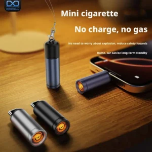 Aluminum Alloy Mini Blowing Cigarette Lighter No Charging, No Gas TYPE-C Plug Portable OTG Output Low Consumption Lighter