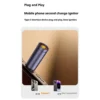 Aluminum Alloy Mini Blowing Cigarette Lighter No Charging, No Gas TYPE-C Plug Portable OTG Output Low Consumption Lighter