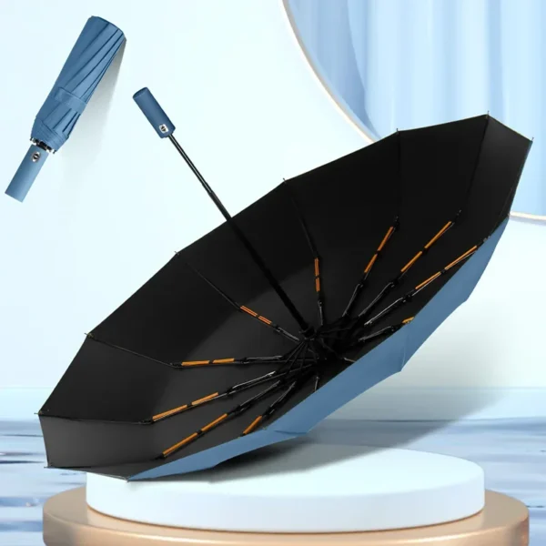 Xiaomi Automatic Umbrella 24 Bone Solid Color Automatic Umbrella Light Collapsible Large Size Outdoor Sunshade UV Protection
